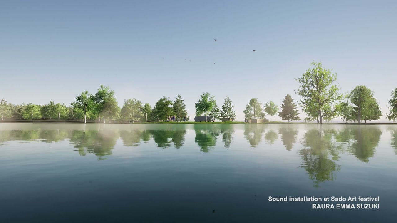 Sound Installation at Lake Kamo, Japa