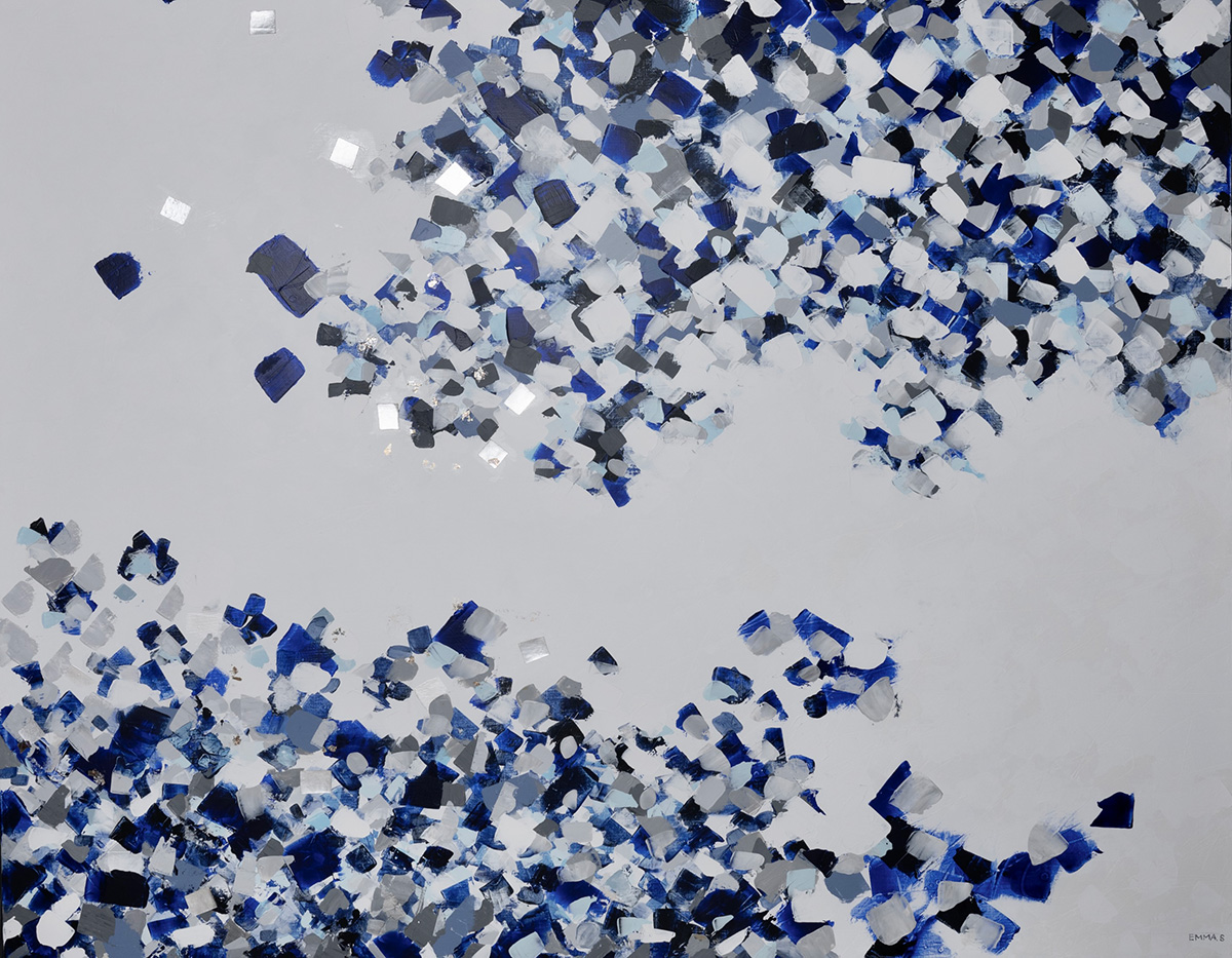 Blue Cherry blossoms